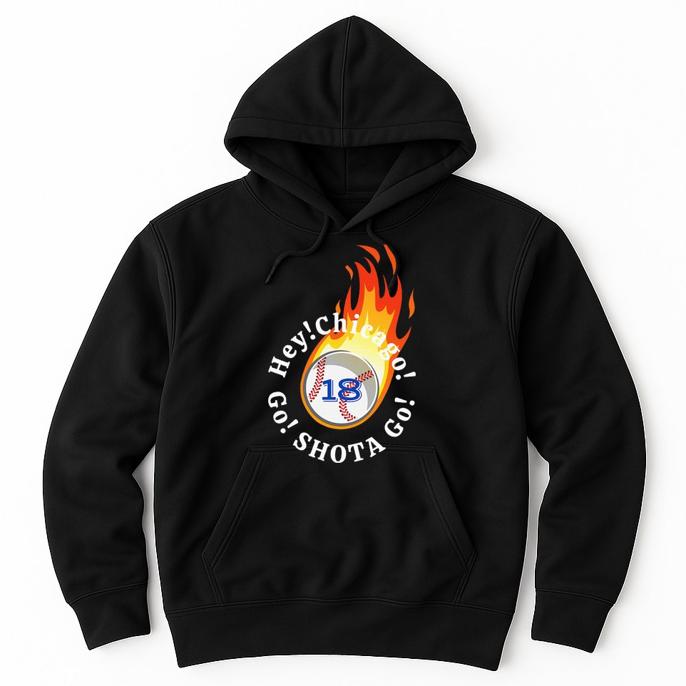 Baseball. Hey! Chicago!. Go! Shota Go! Imanaga Hoodie