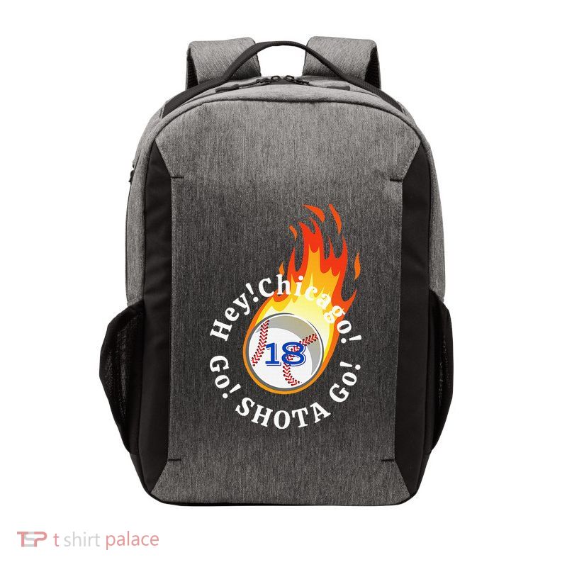 Baseball. Hey! Chicago!. Go! Shota Go! Imanaga Vector Backpack