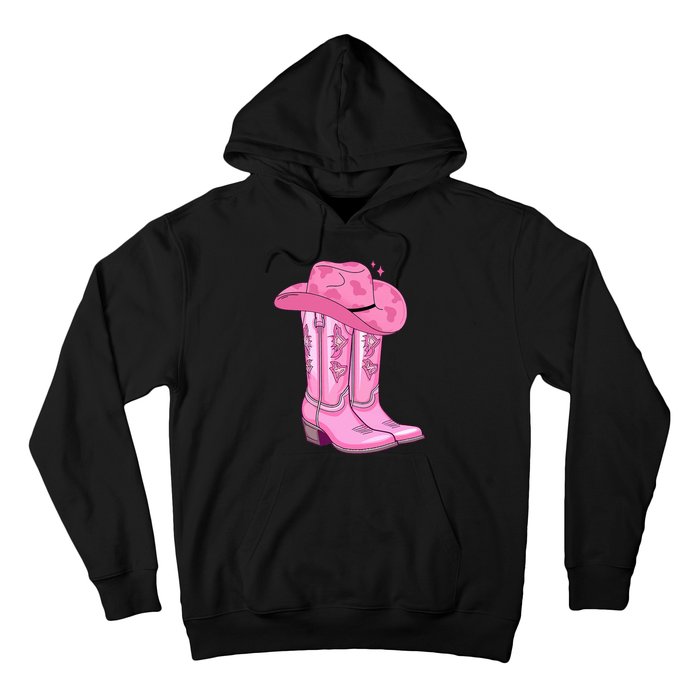 Boot Hat Cowgirl Hoodie