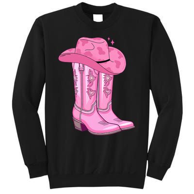 Boot Hat Cowgirl Sweatshirt