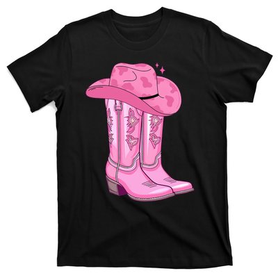 Boot Hat Cowgirl T-Shirt