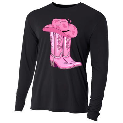 Boot Hat Cowgirl Cooling Performance Long Sleeve Crew