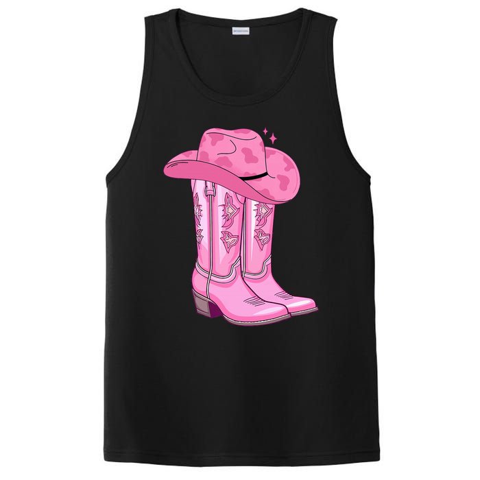 Boot Hat Cowgirl PosiCharge Competitor Tank