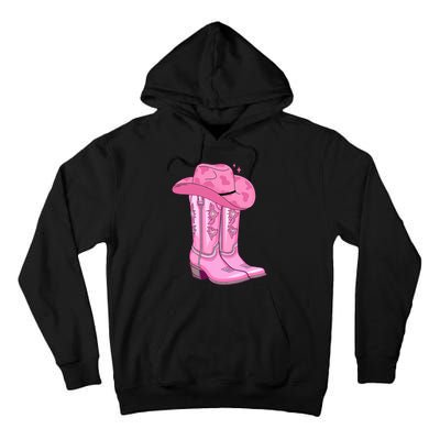 Boot Hat Cowgirl Tall Hoodie