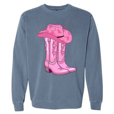 Boot Hat Cowgirl Garment-Dyed Sweatshirt