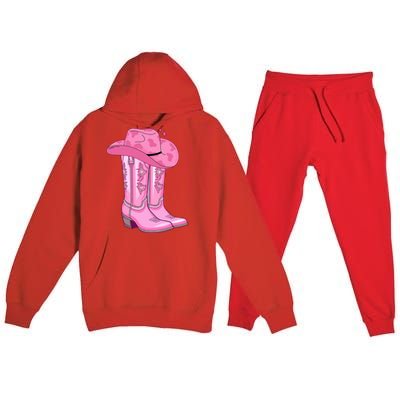 Boot Hat Cowgirl Premium Hooded Sweatsuit Set