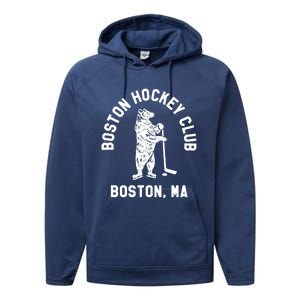 Boston Hockey Club Boston MA Performance Fleece Hoodie