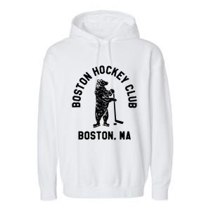 Boston Hockey Club Boston MA Garment-Dyed Fleece Hoodie