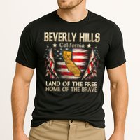 Beverly Hills California Usa Flag 4th Of July Cooling Performance Crew T-Shirt