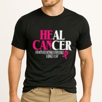 Breast He Can Heal Cancer For God Nothing Is Impossible Cooling Performance Crew T-Shirt