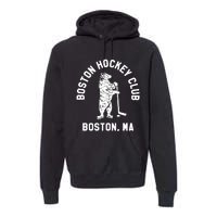 Boston Hockey Club Boston Ma Premium Hoodie