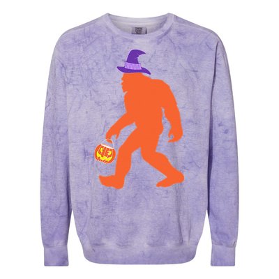 Bigfoot Halloween Costume 2020 Colorblast Crewneck Sweatshirt