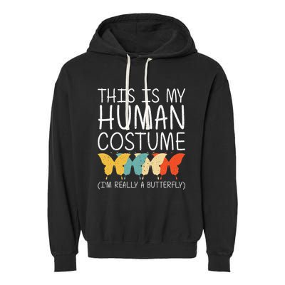 Butterfly Halloween Costume Accessory DIY Ringlet Moth Transformation Garment-Dyed Fleece Hoodie