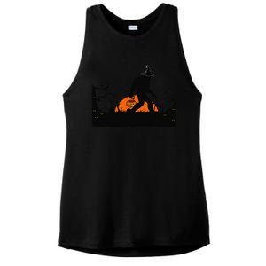 Bigfoot Halloween Costume Bigfoot Believer Ladies PosiCharge Tri-Blend Wicking Tank