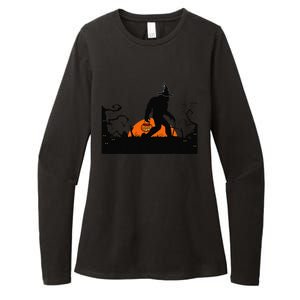 Bigfoot Halloween Costume Bigfoot Believer Womens CVC Long Sleeve Shirt