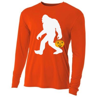 Bigfoot Halloween Costume Design Funny Cooling Performance Long Sleeve Crew