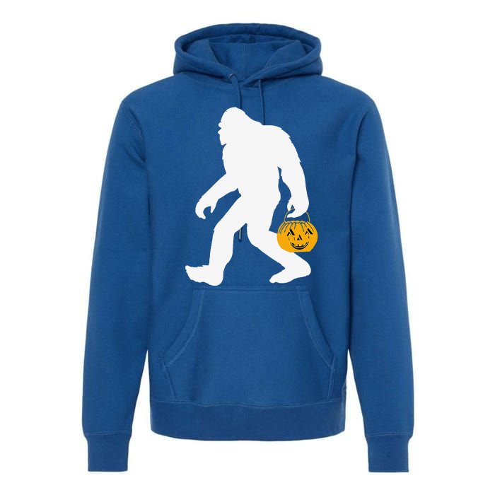 Bigfoot Halloween Costume Design Funny Premium Hoodie