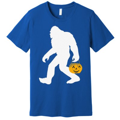 Bigfoot Halloween Costume Design Funny Premium T-Shirt