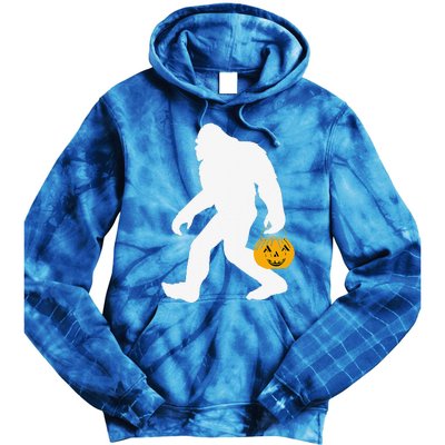 Bigfoot Halloween Costume Design Funny Tie Dye Hoodie