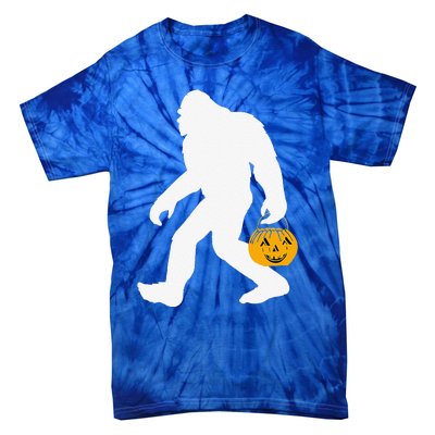 Bigfoot Halloween Costume Design Funny Tie-Dye T-Shirt