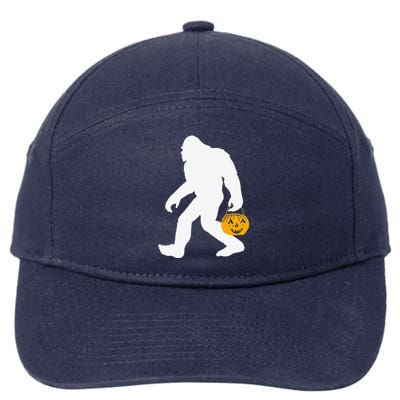 Bigfoot Halloween Costume Design Funny 7-Panel Snapback Hat