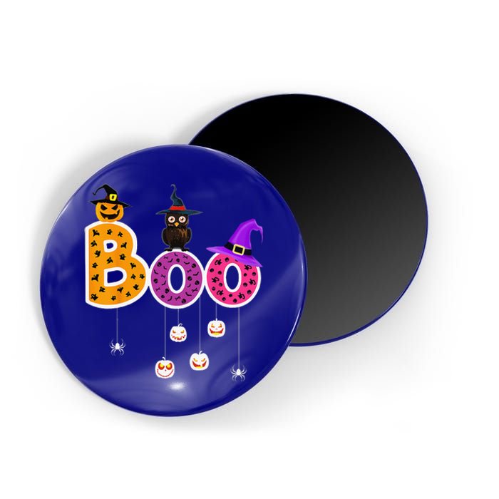 Boo Halloween Costume Spiders Ghosts Pumkin & Witch Hat Magnet