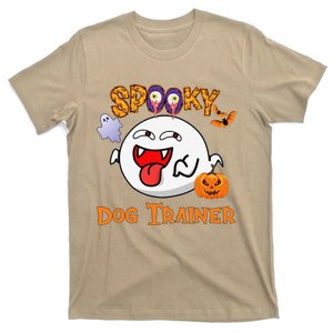 Boo Halloween Costume Spooky Dog Trainer T-Shirt