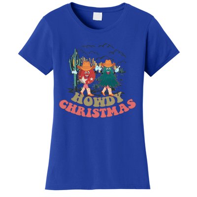 Bundle Howdy Christmas Sublimation Merry Christmas Funny Gift Women's T-Shirt