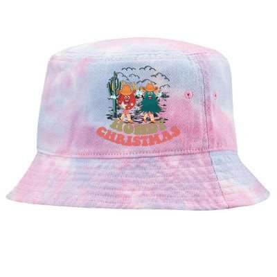 Bundle Howdy Christmas Sublimation Merry Christmas Funny Gift Tie-Dyed Bucket Hat