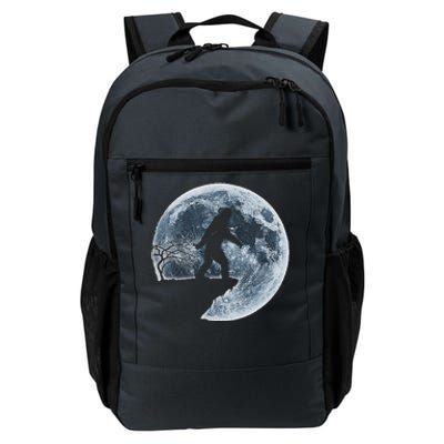 Bigfoot Halloween Costume Moon Silhouette Daily Commute Backpack