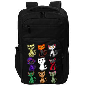 Boo Halloween Cat Cute Black Cat Costume For Girls Impact Tech Backpack