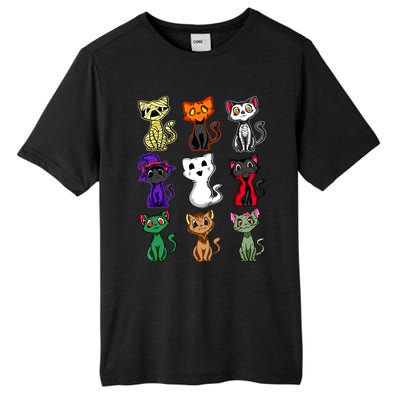 Boo Halloween Cat Cute Black Cat Costume For Girls Tall Fusion ChromaSoft Performance T-Shirt