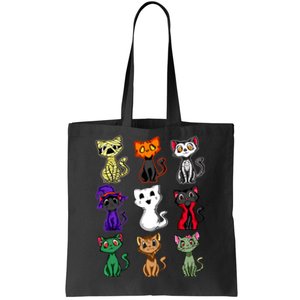 Boo Halloween Cat Cute Black Cat Costume For Girls Tote Bag