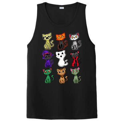 Boo Halloween Cat Cute Black Cat Costume For Girls PosiCharge Competitor Tank