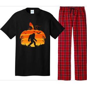 Bigfoot Halloween Costume Pumpkin Aussie Pajama Set