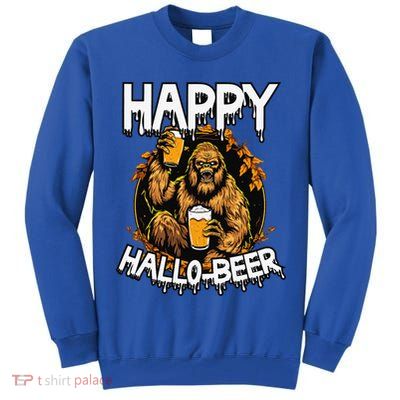 Bigfoot Halloween Costume Sasquatch Beer Trick Or Treat Tall Sweatshirt