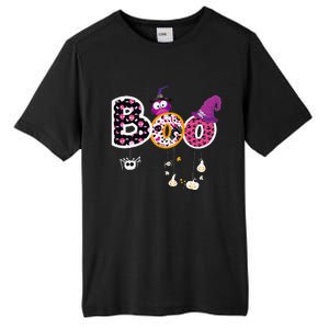 Boo Halloween Costume Spiders Ghosts Pumkin & Witch Hat Gift Tall Fusion ChromaSoft Performance T-Shirt