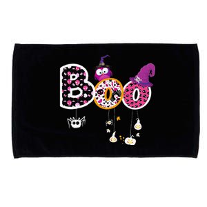 Boo Halloween Costume Spiders Ghosts Pumkin & Witch Hat Gift Microfiber Hand Towel