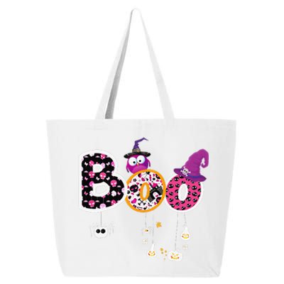 Boo Halloween Costume Spiders Ghosts Pumkin & Witch Hat Gift 25L Jumbo Tote