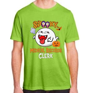 Boo Halloween Costume Spooky Medical Records Clerk Adult ChromaSoft Performance T-Shirt