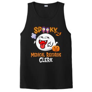 Boo Halloween Costume Spooky Medical Records Clerk PosiCharge Competitor Tank