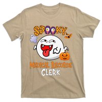 Boo Halloween Costume Spooky Medical Records Clerk T-Shirt