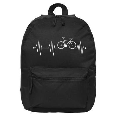 Bicycle Heartbeat Cycling For Cyclist 16 in Basic Backpack