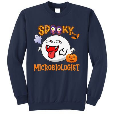 Boo Halloween Costume Spooky Microbiologist Sweatshirt