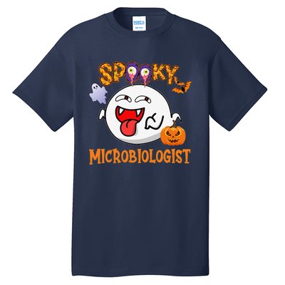 Boo Halloween Costume Spooky Microbiologist Tall T-Shirt