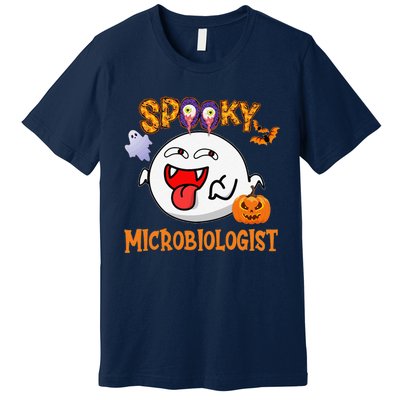 Boo Halloween Costume Spooky Microbiologist Premium T-Shirt