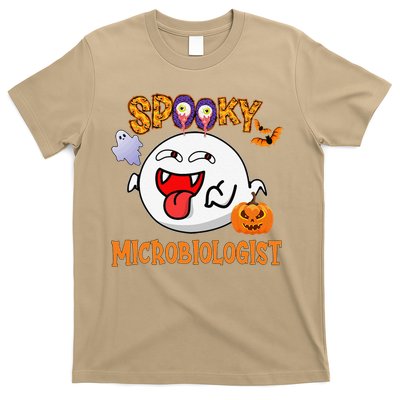 Boo Halloween Costume Spooky Microbiologist T-Shirt