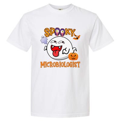 Boo Halloween Costume Spooky Microbiologist Garment-Dyed Heavyweight T-Shirt