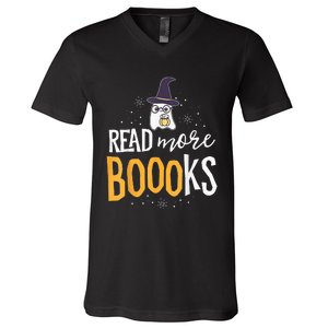 Bookworm Halloween Costume for Literature Lovers V-Neck T-Shirt