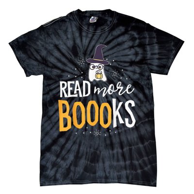 Bookworm Halloween Costume for Literature Lovers Tie-Dye T-Shirt